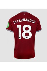 West Ham United Mateus Fernandes #18 Voetbaltruitje Thuis tenue 2025-26 Korte Mouw